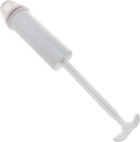 Lovelysp 1PCS White Manual pump Storage bag vacuum pump Travel vacuum pump Portable 6.1×1.88 inches For clothes and food in Kuwait