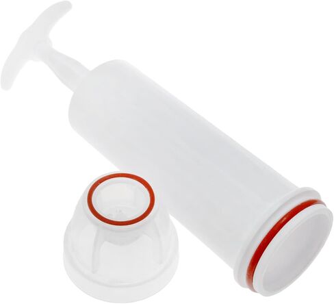 Lovelysp 1PCS White Manual pump Storage bag vacuum pump Travel vacuum pump Portable 6.1×1.88 inches For clothes and food in Kuwait