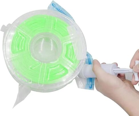 Lovelysp 1PCS White Manual pump Storage bag vacuum pump Travel vacuum pump Portable 6.1×1.88 inches For clothes and food in Kuwait