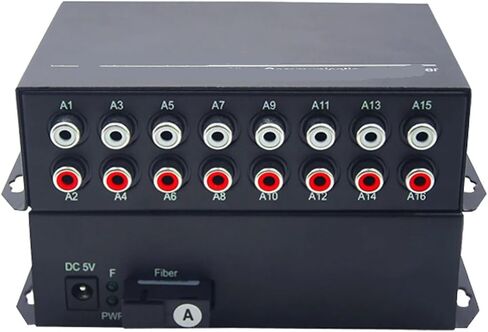 2/4/8/16 Audio Fiber Optic Converter, to Single-Mode(2CH one Way) in Saudi Arabia