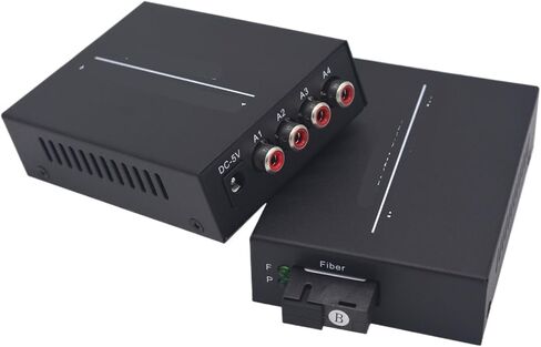 2/4/8/16 Audio Fiber Optic Converter, to Single-Mode(2CH one Way) in Saudi Arabia