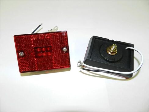 (2) Mcl-36rb Trailer Truck 6 LED Red Clearance Side Marker Light Utility boat Sealed in Kuwait