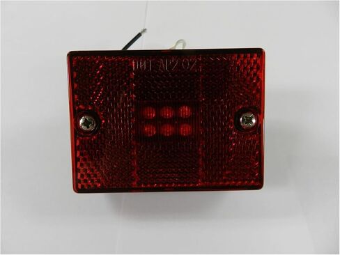 (2) Mcl-36rb Trailer Truck 6 LED Red Clearance Side Marker Light Utility boat Sealed in Kuwait