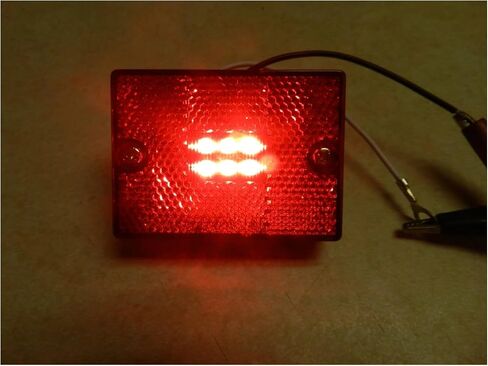 (2) Mcl-36rb Trailer Truck 6 LED Red Clearance Side Marker Light Utility boat Sealed in Kuwait