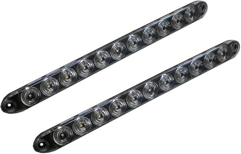 2 حزمة T10-LC00-1 15 "Slimline أبيض LED احتياطي الذيل عكس الضوء مقطورة RV USA in Kuwait