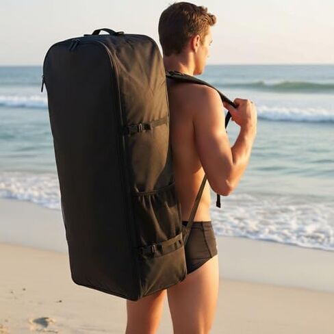Inflatable Paddle Board Backpack Waterproof Carry Bag for Paddleboard Travel Storage Large Capacity in Kuwait