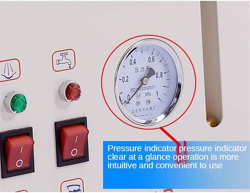 1600 W Industrial Steam Iron,220v Electric Iron Boiler, Professional Ironing Station, With Pressure Gauge, for Curtain Shops - Commercial Ironing in Kuwait