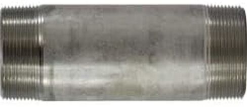 MIDLAND INDUSTRIES 49168 Welded Pipe Nipple, 2 in MPT x 2 in MPT, 6 in L, Stainless Steel, SCH 40 Schedule in Kuwait