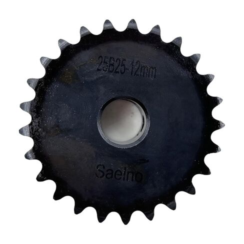 #25 Roller Chain Sprocket Type B 12mm Bore 25 Tooth, Hardened Antirust 1045 Steel Drive Sprockets 25B25-12mm in Saudi Arabia
