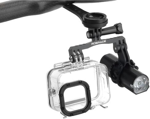 Dual Handlebar Mount Adapter - Lightweight Aluminum Mount for Bike Lights, Action Cameras & Computers in Kuwait