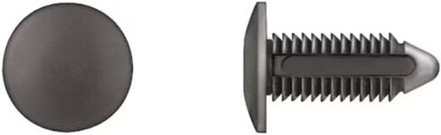 50Pcs Black Nylon Fascia Bumper Retainers – 10mm Hole Size, 30mm Stem Length, Fits Chrysler 34202787, Ford N804379-S, GM 1631564 – Ideal for Automotive Assembly in Kuwait