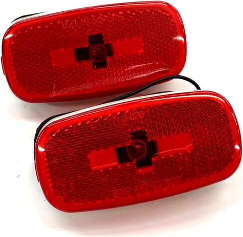 2 pack J626-MC32 RED Marker/Clearance Light Incandescent RV Trailer Truck in Kuwait