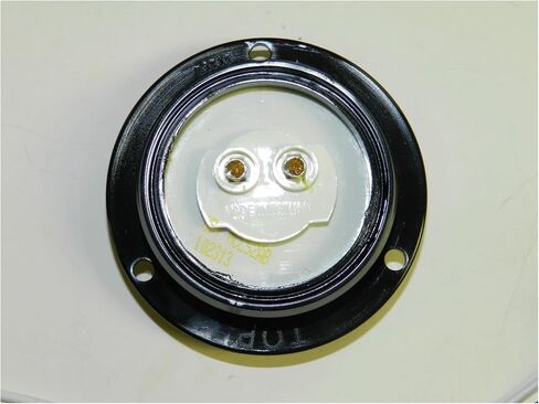 1 pack MCL-52AB AMBER 5 LED Light Truck Trailer 2" round,Flange mount Clearance, marker in Kuwait
