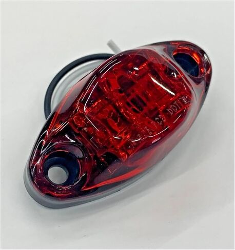 L04-0072R Red LED Oval Dragon's Eye 2 Diode Red Lens/Light Marker Clearance Trailer in Kuwait