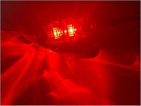 L04-0072R Red LED Oval Dragon's Eye 2 Diode Red Lens/Light Marker Clearance Trailer in Kuwait