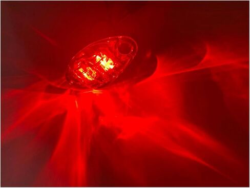 L04-0072R Red LED Oval Dragon's Eye 2 Diode Red Lens/Light Marker Clearance Trailer in Kuwait