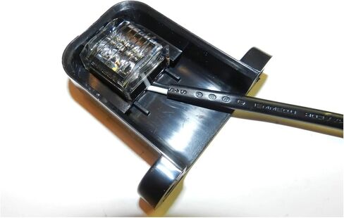 L10-WB00-1 مصباح لوحة ترخيص LED مصباح خطوة أسود مقطورة شاحنة التخييم مدى الحياة in Kuwait