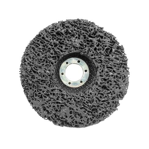 Strip Disc Abrasive Wheel Paint Rust Remover Clean Grinding Wheels for Angle Grinder Car Motorcycles(Black,125x22mm) in Kuwait