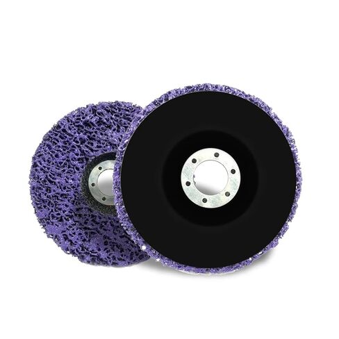 Strip Disc Abrasive Wheel Paint Rust Remover Clean Grinding Wheels for Angle Grinder Car Motorcycles(Black,125x22mm) in Kuwait