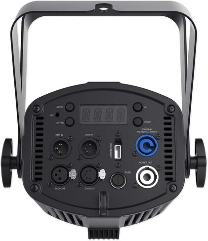 حزمة التوفير الصوتي: (2) مجموعة مصابيح Chauvet DJ EVE P-140 VW DMX D-Fi متغيرة باردة/دافئة للغسيل الأبيض مع آلة الضباب Rockville R1200L وسائل عصير الضباب Rockville RFJG Gallon (4 عناصر) in Kuwait