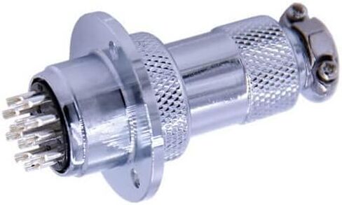10pcs GX20 12 Pin Male to Female Flange Mount Connector Plug and Socket Circular in Saudi Arabia