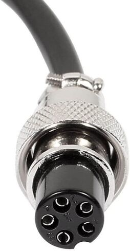 10pcs GX12 5 Pin Female Plug Cable Single Ended Aviation Socket Connector 1M in Saudi Arabia