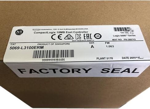 5069-L3100ERM وحدة PLC 5069L3100ERM 10 ميجابايت وحدة تحكم الحركة Enet مختومة في الصندوق ضمان لمدة سنة واحدة in Kuwait