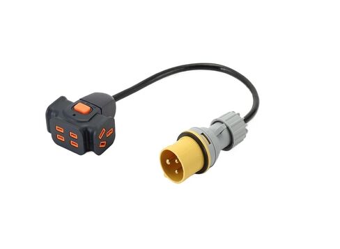 LX-013N-16A LX-023N-32A CEE 110V 16A 34H دبوس الأوروبي ومأخذ تمديد الحبل الصناعي in Kuwait