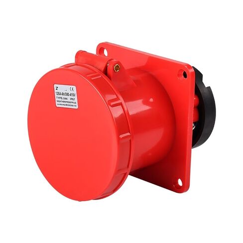 ZQ-344 Aviation Socket 4 Holes 125A4X125A Waterproof IP67 Concealed Direct Industrial in Kuwait