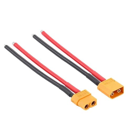 XT60 بطارية ذكر وأنثى موصل التوصيل مع 15 سم 14AWG in Kuwait
