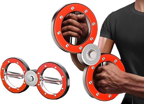 2026 New Spinning Rotator Burn Machine Arm Workout 360°Rotatable - 12 Pound Arm Workout Adjustable Resistance Rotate Arm Exerciser Trainer Machine, Fore Arm Strength Trainer, Home Gym Trainer for Men in Saudi Arabia