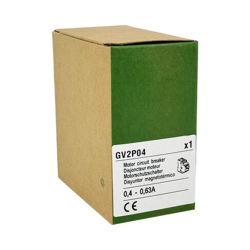 NEW Motor Circuit Breaker GV2P04 0.4-0.63A Manual Motor Starter with Rotary knob in Saudi Arabia