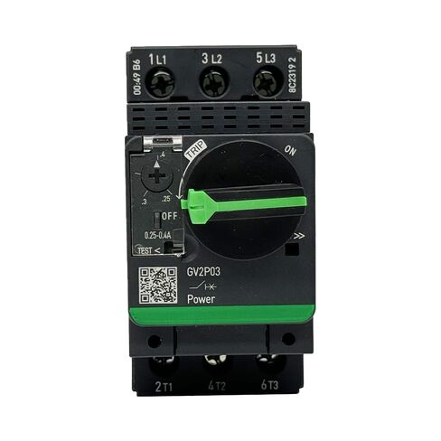 NEW Motor Circuit Breaker GV2P03 0.25-0.4A Manual Motor Starter with Rotary knob in Saudi Arabia