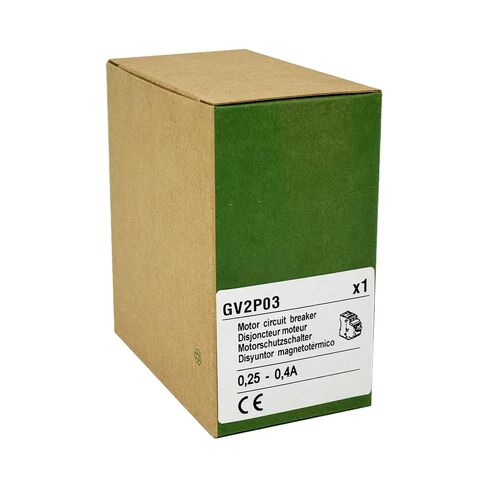 NEW Motor Circuit Breaker GV2P03 0.25-0.4A Manual Motor Starter with Rotary knob in Saudi Arabia