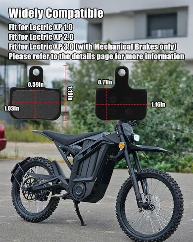 2Pcs Bike Disc Brake Pads Fit for Lectric XP 1.0 2.0 3.0 XP Step-Thru 1.0 2.0 3.0 XP Lite 1.0 Ebike, Front and Rear Bicycle Brake Pad in Kuwait