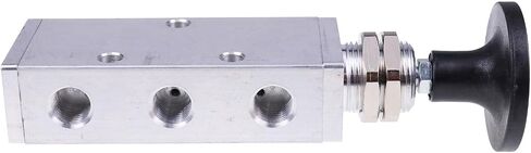 Four-Way Push Pull Valve 320175 320121-1/4"-18 FPT Ports Air Control Valve Compatible with Velvac - Replacement for Truck Air Systems in Kuwait