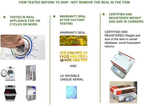 295D4482G003 CKD82G003X متوافق مع Hotpoint GE Gas Range Valve Control Asm يناسب الرقم القديم 295D4482G003 in Kuwait
