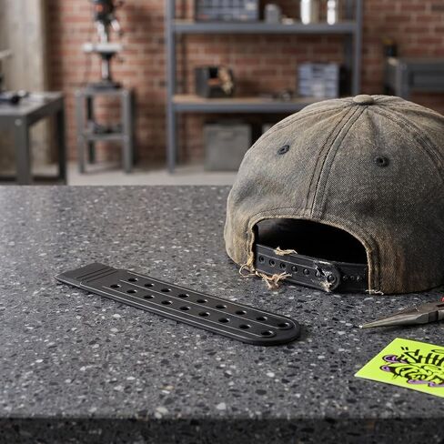16 قطعة من حزام Snapback البلاستيكي من Totority بديل لقبعات البيسبول مع صف مزدوج 14 فتحة، تعديل مرن، مشبك تمديد الحجم لإصلاح القبعة والمشروعات المخصصة الإبداعية باللون الأسود in Kuwait