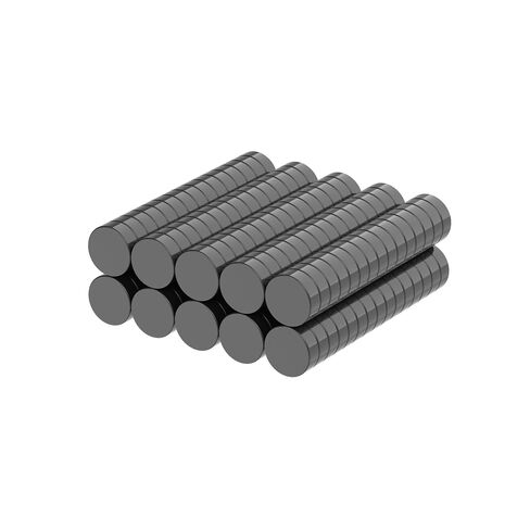 N52-6mm x 2mm مغناطيسات أرضية نادرة - 150 حزمة، مغناطيسات أرضية نادرة صغيرة مستديرة قوية، قرص مغناطيس النيوديميوم للثلاجة الصغيرة لخزانة السبورة البيضاء وحرف الثلاجة وخزائن لوحة المسح الجاف in Kuwait