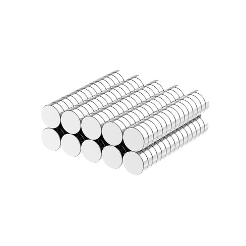 N52-6mm x 2mm مغناطيسات أرضية نادرة - 150 حزمة، مغناطيسات أرضية نادرة صغيرة مستديرة قوية، قرص مغناطيس النيوديميوم للثلاجة الصغيرة لخزانة السبورة البيضاء وحرف الثلاجة وخزائن لوحة المسح الجاف in Kuwait
