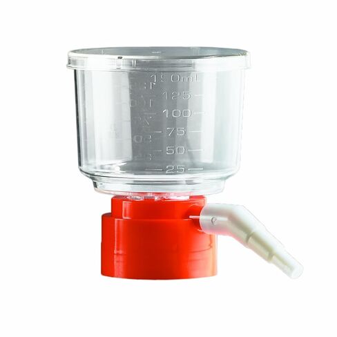 Corning 430049 Polystyrene Bottle Top Vacuum Sterile Filter, Nylon Membrane, 0.2 Micron, 45mm Bottle Neck Diameter, 500mL Capacity (Case of 12) in Kuwait