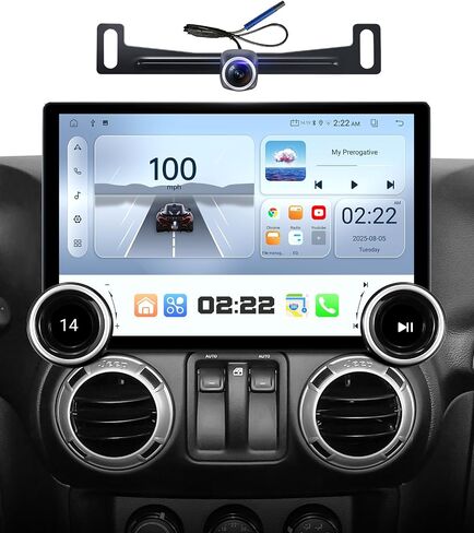 10inch 8Core (6G+128G) Android Car Stereo Radio for Jeep Wrangler JK(2007-2018) Dodge Ram 1500,with 5GWiFi Built-in Wireless Carplay and Android Auto SWC GPS Navigation Back up Camera Replacement in Saudi Arabia