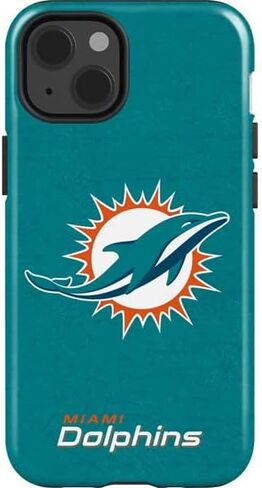 Skinit Impact Phone Case Compatible with iPhone 13 - Officially Licensed NFL Miami Dolphins Team Jersey Design in Kuwait