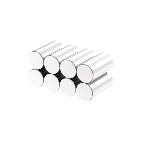 N42 Rod Magnet - 1/2 "D x 1.0" H - 8 عبوات، مغناطيسات أرضية نادرة قوية، مغناطيس أسطواني نيوديميوم قوي جدًا للثلاجة والمكاتب والبناء والعلم والحرف اليدوية والمغناطيسات القوية التي تصنعها بنفسك in Kuwait