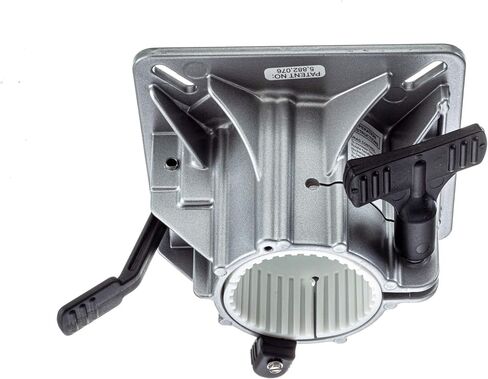 Attwood Millennium Series Seat Swivel, 360-Degree Rotation, Locks at 10-Degree Intervals, Silver Powder Coat Finish, 99036 in Kuwait
