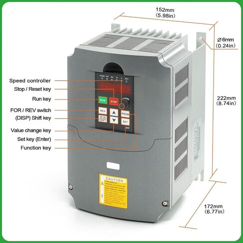 HY Series VFD Drive 5.5KW 220V 20A Inverter Frequency Converter &Optional Parts in Kuwait