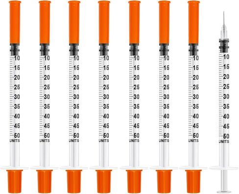 1ml 31Ga 5/16" (8mm) Syringe with Needle, Individually Wrapped, Pack of 10 in Kuwait