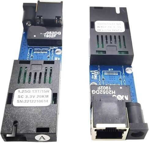 10-Pair Fiber Optic Converter RJ45 Ethernet Switch 100/1000M PCBA Board Single-Mode simplex in Kuwait
