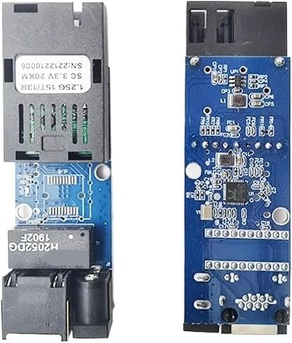 10-Pair Fiber Optic Converter RJ45 Ethernet Switch 100/1000M PCBA Board Single-Mode simplex in Kuwait