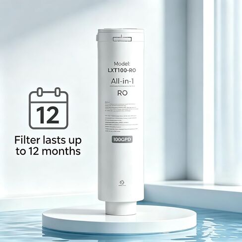 5-Stage Remineralization Filter Cartridge - Mineral Booster for Reverse Osmosis Systems, Restores Essential Minerals & Alkaline pH, Universal RO Water Filtration Replacement in Kuwait